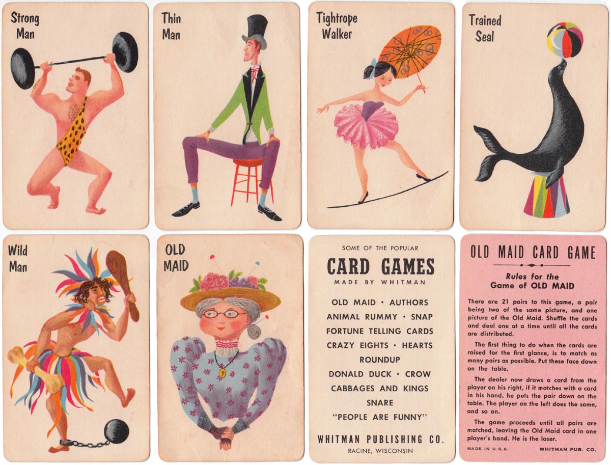 non sexist old maid card game