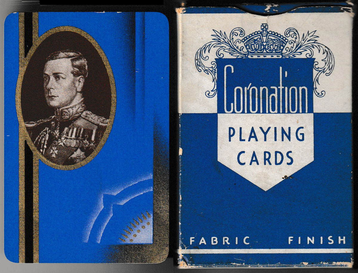 Edward VIII Coronation playing cards