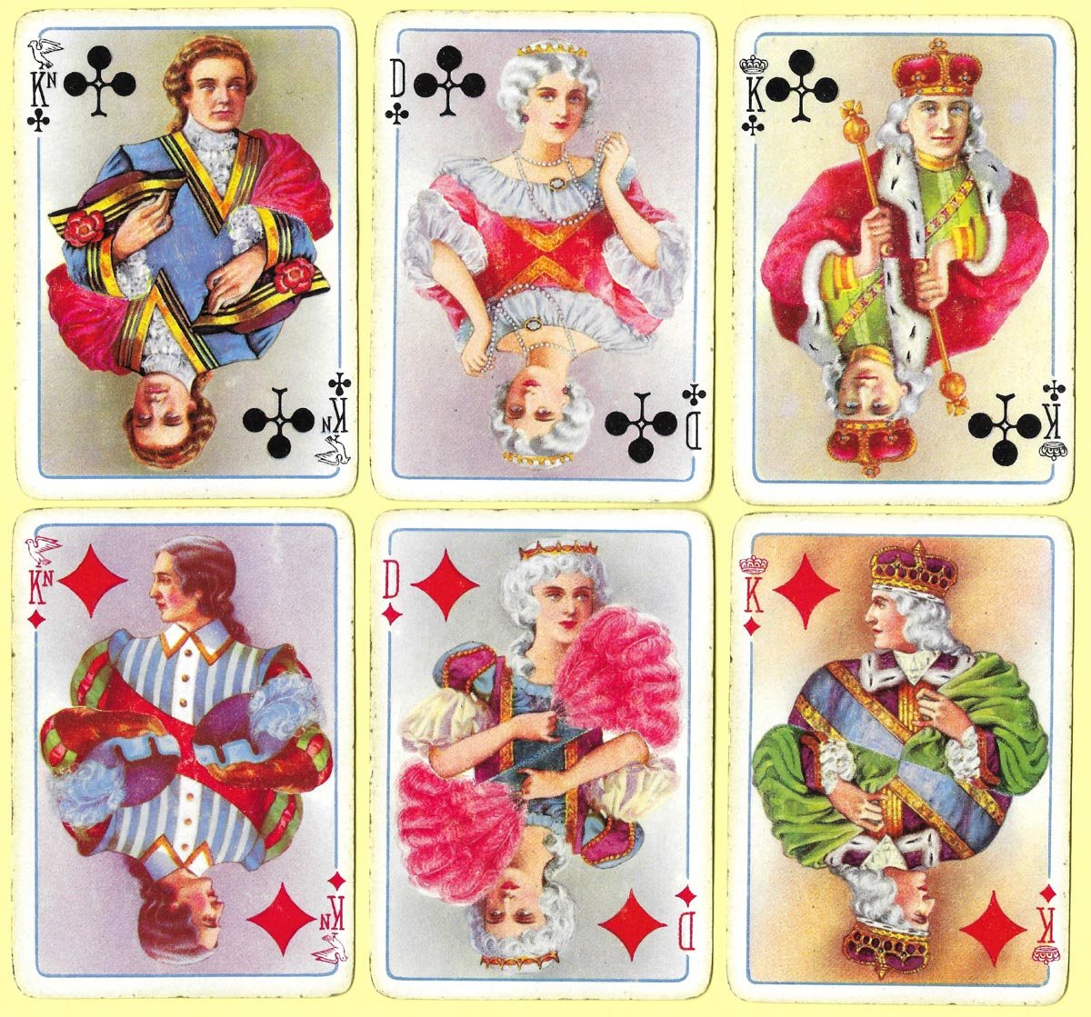 Danbrit playing cards by Alf Cooke, 1936