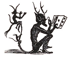 French illustration of imps, c.1838