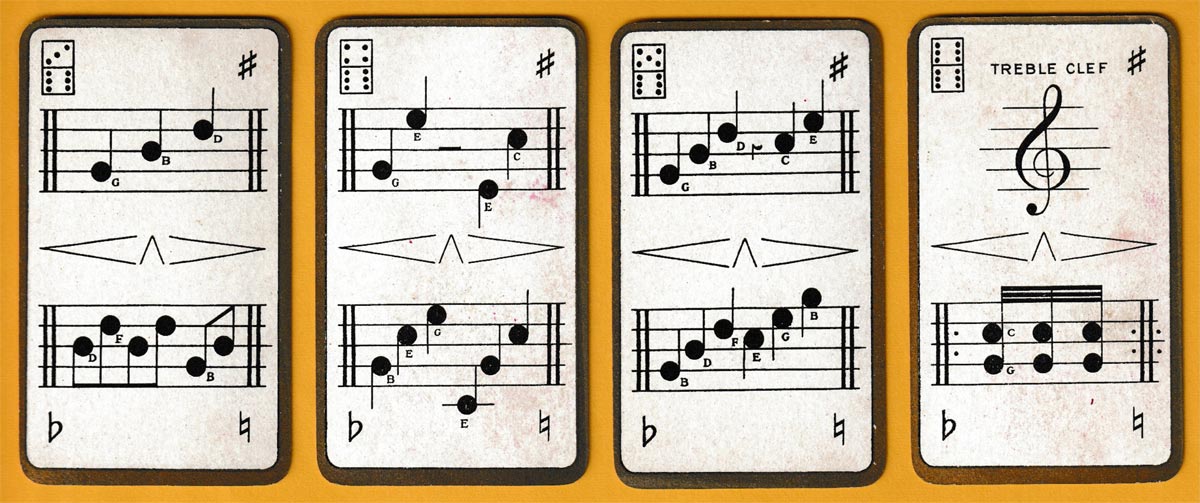 So-Lah – A Game of Music domino cards made by Goodall & Son Ltd, London, UK, 1904