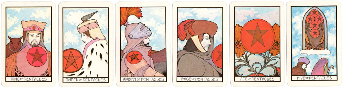 The Aquarian Tarot Deck illustrated by David Palladini and published by Morgan Press, Inc., in 1970