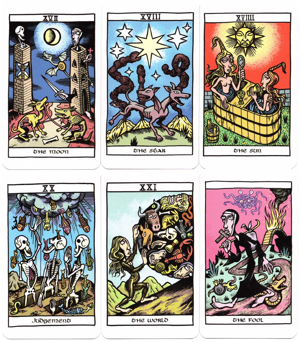 The Tarot, a full 80 card deck designed by Marcel Ruijters and published by Sherpa in 2015