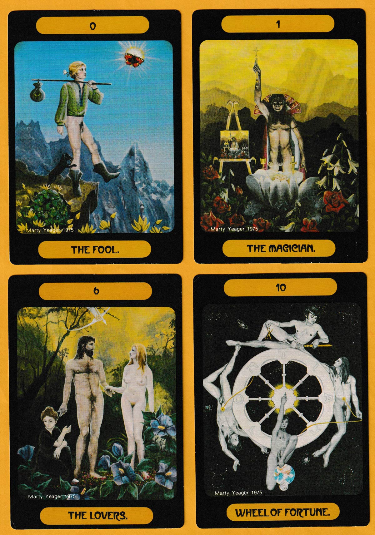 Tarot of Meditation by Marty Yeager 1975