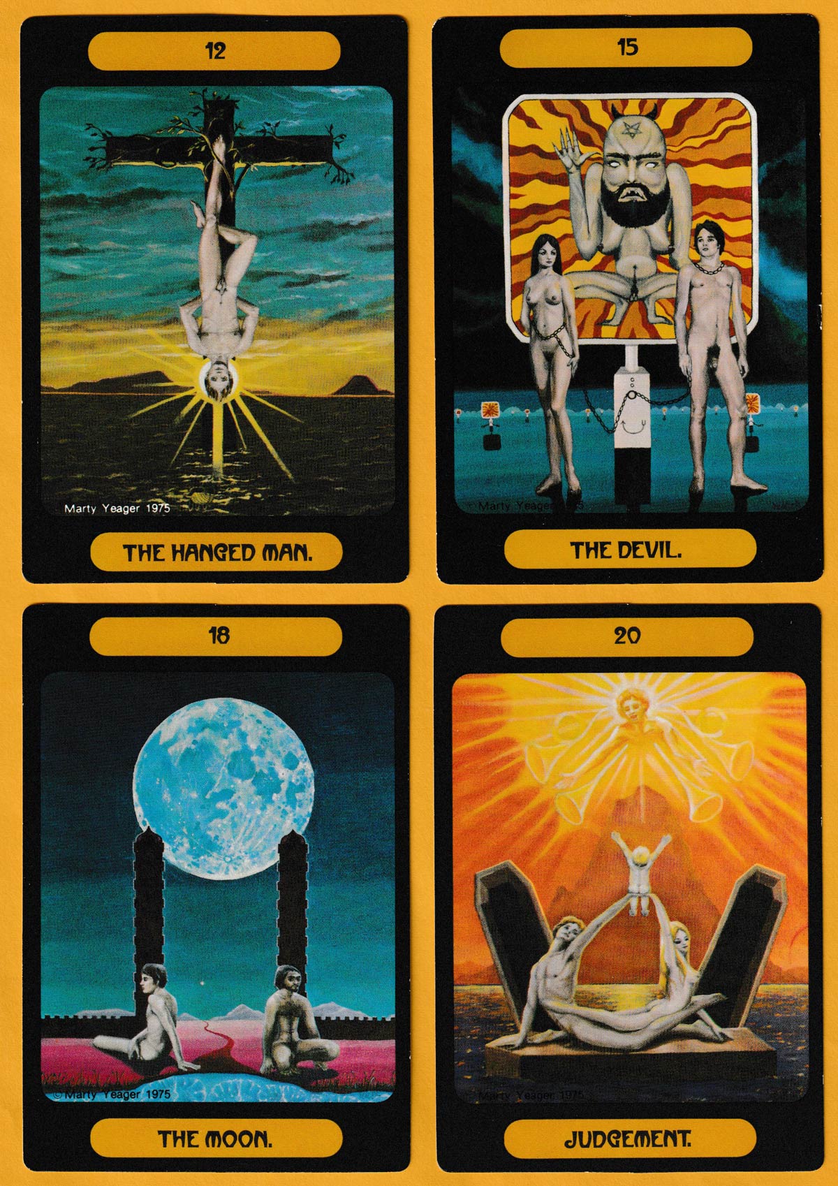 Tarot of Meditation by Marty Yeager 1975