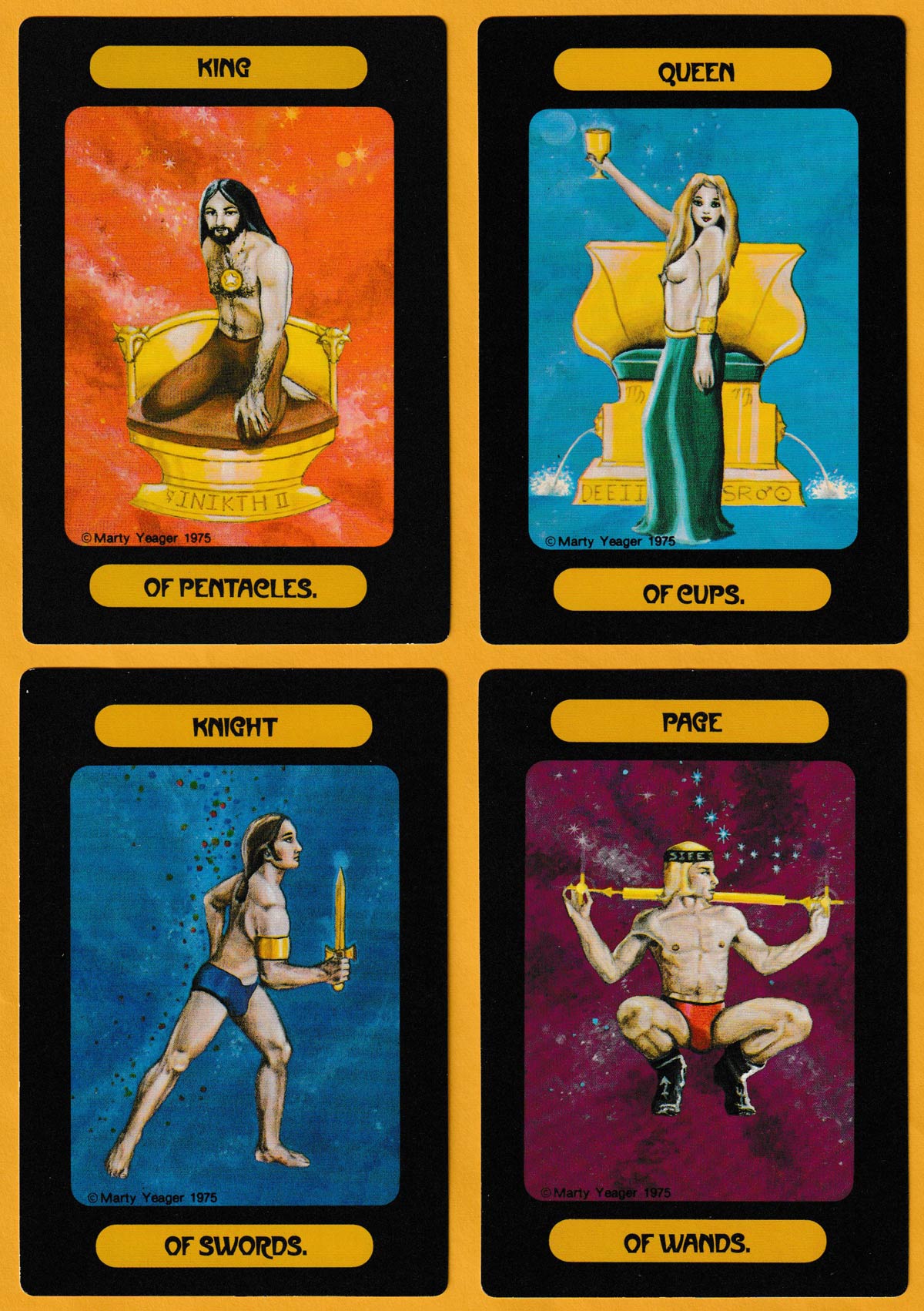 Tarot of Meditation by Marty Yeager 1975