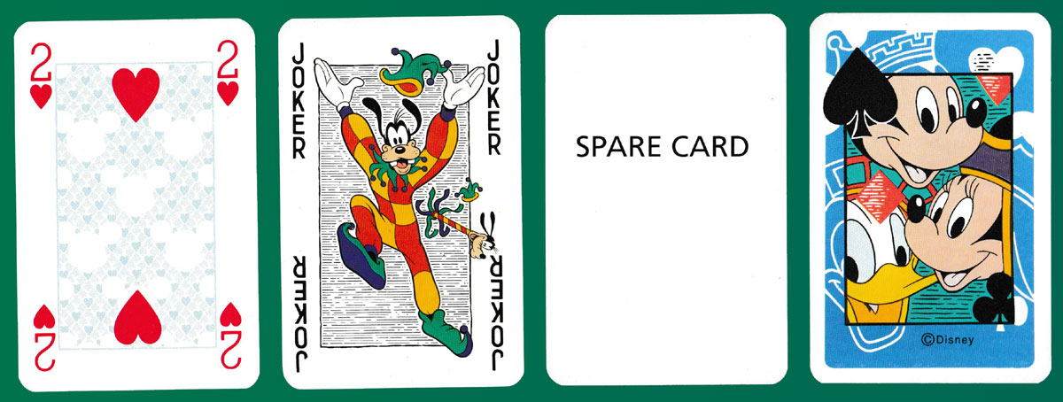 Disney playing cards published by Waddingtons, Leeds, 1993